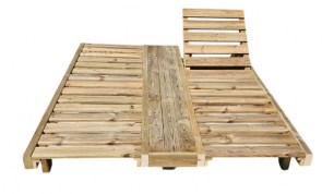  Ξαπλώστρα Ξύλινη Εμποτισμένη