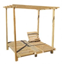 Gazebo Ξύλινο Εμποτισμένο με πάσο