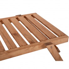 66339 ΞΑΠΛΩΣΤΡΑ ΕΠΑΓΓΕΛΜΑΤΙΚΗ JULES HM11431.03 ΦΥΣΙΚΗ ΑΠΟ ΞΥΛΟ ΕΛΑΤΗΣ 73x194x84,5Υ εκ.