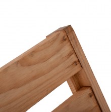 66339 ΞΑΠΛΩΣΤΡΑ ΕΠΑΓΓΕΛΜΑΤΙΚΗ JULES HM11431.03 ΦΥΣΙΚΗ ΑΠΟ ΞΥΛΟ ΕΛΑΤΗΣ 73x194x84,5Υ εκ.