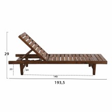 66759 ΞΑΠΛΩΣΤΡΑ ΕΠΑΓΓΕΛΜΑΤΙΚΗ HM11431.01 ΞΥΛΟ ΕΛΑΤΗΣ ΣΕ ΚΑΡΥΔΙ ΑΠΟΧΡΩΣΗ 193,5Χ65Χ29 εκ.