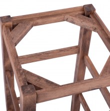 66817 ΣΚΑΜΠΟ ΞΥΛΙΝΟ Χ.ΠΛΑΤΗ ΣΚΕΛΕΤΟΣ ΚΑΡΥΔΙ ΕΜΠΟΤΙΣΜΟΣ HM5583.01 35x35x75 εκ.