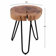 67455 ΤΡΑΠΕΖΑΚΙ-ΣΚΑΜΠΩ OSLO HM8209.11 ΑΠΟ ΜΑΣΙΦ ΚΟΡΜΟ ΑΚΑΚΙΑΣ 35x35x42Υ εκ.