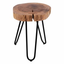 67455 ΤΡΑΠΕΖΑΚΙ-ΣΚΑΜΠΩ OSLO HM8209.11 ΑΠΟ ΜΑΣΙΦ ΚΟΡΜΟ ΑΚΑΚΙΑΣ 35x35x42Υ εκ.