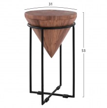 67458 ΤΡΑΠΕΖΙ ΒΟΗΘΗΤΙΚΟ ZELIE HM8217.11 ΑΠΟ ΜΑΣΙΦ ΚΟΡΜΟ ΑΚΑΚΙΑΣ Φ31X53Υ εκ.