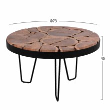 67845 ΤΡΑΠΕΖΙ ΣΑΛΟΝΙΟΥ ΑΠΟ ΜΑΣΙΦ ΞΥΛΟ ΑΚΑΚΙΑΣ Φ73x45Υεκ.HM8366.11