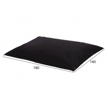 68493 ΠΟΥΦ/ΜΑΞΙΛΑΡΑ ΘΑΛΑΣΣΗΣ ANSHU HM5808.04 ΜΑΥΡΟ ΜΕ UV PROTECTION 140x180 εκ.