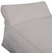 68621 ΠΟΥΦ ΞΑΠΛΩΣΤΡΑ WADELIN HM5774.11 ΜΕ TEXTILINE ΛΕΥΚΟ 190x80x40-60Υ εκ.