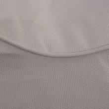 68621 ΠΟΥΦ ΞΑΠΛΩΣΤΡΑ WADELIN HM5774.11 ΜΕ TEXTILINE ΛΕΥΚΟ 190x80x40-60Υ εκ.