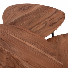 68750 ΣΕΤ ΖΙΓΚΟΝ EMILIANO HM9256 ΑΠΟ ΜΑΣΙΦ ΞΥΛΟ ΑΚΑΚΙΑΣ ΜΕ ΜΑΥΡΑ ΠΟΔΙΑ 69,5x67x46Υ εκ.