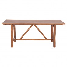 69737 ΤΡΑΠΕΖΙ GROOVE HM9390.01 ΑΠΟ ΞΥΛΟ ΜΑΣΙΦ ΤΕΑΚ 220X100X90Υεκ.