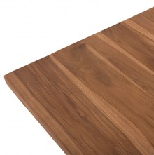 69812 ΤΡΑΠΕΖΙ ΤΡΑΠΕΖΑΡΙΑΣ GUIN HM9463.01 ΤΕΑΚ ΞΥΛΟ ΣΚΑΛΙΣΤΑ ΠΟΔΙΑ 200x100x78Yεκ.