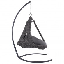 70476 ΚΡΕΜΑΣΤΗ ΦΩΛΙΑ AUGUST ΜΑΚΡΑΜΕ-ΜΕΤΑΛΛΟ ΑΝΘΡΑΚΙ HM5922.10 123x113x145Υεκ.