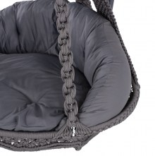 70476 ΚΡΕΜΑΣΤΗ ΦΩΛΙΑ AUGUST ΜΑΚΡΑΜΕ-ΜΕΤΑΛΛΟ ΑΝΘΡΑΚΙ HM5922.10 123x113x145Υεκ.