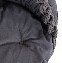 70476 ΚΡΕΜΑΣΤΗ ΦΩΛΙΑ AUGUST ΜΑΚΡΑΜΕ-ΜΕΤΑΛΛΟ ΑΝΘΡΑΚΙ HM5922.10 123x113x145Υεκ.