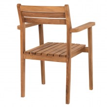 70640 ΠΟΛΥΘΡΟΝΑ ERIETTA ΞΥΛΟ TEAK ΣΤΟΙΒΑΖΟΜΕΝΗ HM9534 ΣΕ ΦΥΣΙΚΟ ΧΡΩΜΑ 60x54x87Y εκ.