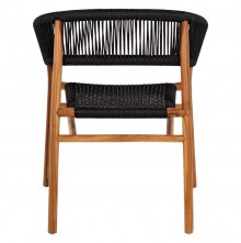 70873 ΠΟΛΥΘΡΟΝΑ IRVING HM9763 ΞΥΛΟ ΤΕΑΚ ΣΕ ΦΥΣΙΚΟ ΧΡΩΜΑ ΜΕ ΜΑΥΡΟ ΣΧΟΙΝΙ 62x55x75Yεκ.