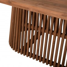 71386 ΤΡΑΠΕΖΙ ΤΡΑΠΕΖΑΡΙΑΣ REMIK HM9835 ΞΥΛΟ ΤΕΑΚ ΣΕ ΦΥΣΙΚΟ 100x200x75,5Yεκ.ΕΠΙΦΑΝΕΙΑ 4εκ.