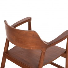 71401 ΠΟΛΥΘΡΟΝΑ ΤΡΑΠΕΖΑΡΙΑΣ NIONI HM9476.01 ΞΥΛΟ ΤΕΑΚ-ΚΑΡΥΔΙ ΧΡΩΜΑ 57x53x77Yεκ.