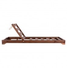 72652 ΞΑΠΛΩΣΤΡΑ IKARIA ΜΕ ΠΟΔΙ HM6107.01 ΠΕΥΚΟ ΣΕ ΚΑΡΥΔΙ-ΜΟΝΟ ΣΚΕΛΕΤΟΣ 80x208x100Yεκ.