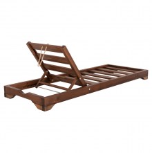 72652 ΞΑΠΛΩΣΤΡΑ IKARIA ΜΕ ΠΟΔΙ HM6107.01 ΠΕΥΚΟ ΣΕ ΚΑΡΥΔΙ-ΜΟΝΟ ΣΚΕΛΕΤΟΣ 80x208x100Yεκ.