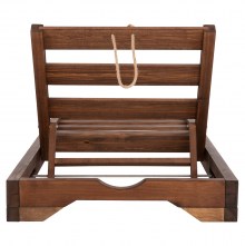 72652 ΞΑΠΛΩΣΤΡΑ IKARIA ΜΕ ΠΟΔΙ HM6107.01 ΠΕΥΚΟ ΣΕ ΚΑΡΥΔΙ-ΜΟΝΟ ΣΚΕΛΕΤΟΣ 80x208x100Yεκ.