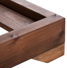 72652 ΞΑΠΛΩΣΤΡΑ IKARIA ΜΕ ΠΟΔΙ HM6107.01 ΠΕΥΚΟ ΣΕ ΚΑΡΥΔΙ-ΜΟΝΟ ΣΚΕΛΕΤΟΣ 80x208x100Yεκ.