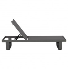 73452 ΞΑΠΛΩΣΤΡΑ ΑΛΟΥΜΙΝΙΟΥ ΜΕ ΥΦΑΣΜΑ TESLIN RICKON HM6292.01 ΣΕ ΓΚΡΙ 198x61,5x97Υεκ.