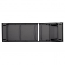 73452 ΞΑΠΛΩΣΤΡΑ ΑΛΟΥΜΙΝΙΟΥ ΜΕ ΥΦΑΣΜΑ TESLIN RICKON HM6292.01 ΣΕ ΓΚΡΙ 198x61,5x97Υεκ.