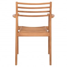 73484 ΠΟΛΥΘΡΟΝΑ MOOSEN HM9936 ΜΑΣΙΦ ΞΥΛΟ TEAK ΣΕ ΦΥΣΙΚΟ 59x60x78,5Υ