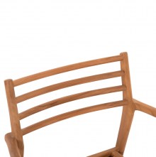 73484 ΠΟΛΥΘΡΟΝΑ MOOSEN HM9936 ΜΑΣΙΦ ΞΥΛΟ TEAK ΣΕ ΦΥΣΙΚΟ 59x60x78,5Υ