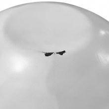 73541 ΔΙΑΚΟΣΜΗΤΙΚΟ ΤΡΑΠΕΖΙ ΣΑΛΟΝΙΟΥ BOWL Φ91x38,5Yεκ. ΛΕΥΚΟ ΜΕ ΞΥΛΟ ΑΚΑΚΙΑΣ HM8717.23 ΒΔΙΑΛΟΓΗΣ