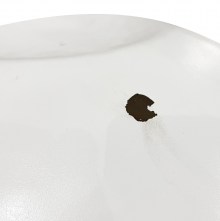 73541 ΔΙΑΚΟΣΜΗΤΙΚΟ ΤΡΑΠΕΖΙ ΣΑΛΟΝΙΟΥ BOWL Φ91x38,5Yεκ. ΛΕΥΚΟ ΜΕ ΞΥΛΟ ΑΚΑΚΙΑΣ HM8717.23 ΒΔΙΑΛΟΓΗΣ