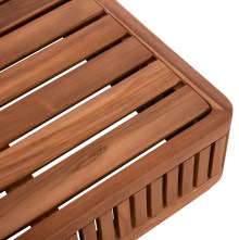 74091 ΞΑΠΛΩΣΤΡΑ ΧΩΡΙΣ ΜΑΞΙΛΑΡΙΑ VERNON HM6331 ΞΥΛΟ ΤΕΑΚ ΣΕ ΦΥΣΙΚΟ 200x80x25Υεκ.