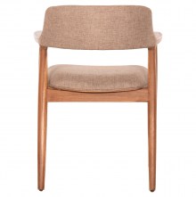 74136 ΠΟΛΥΘΡΟΝΑ JAMES HM18259 TEAK WOOD ΜΕ ΣΑΜΠΑΝΙ ΥΦΑΣΜΑ 57x52x76Υεκ.