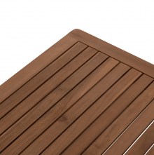 74352 ΣΕΤ ΣΑΛΟΝΙ ΓΩΝΙΑ ΕΞ. ΧΩΡΟΥ 3ΤΜΧ SANJI HM6223 ΞΥΛΟ ΑΚΑΚΙΑΣ-ΑΛΟΥΜΙΝΙΟ-ΣΧΟΙΝΙ