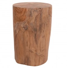 74637 ΒΟΗΘΗΤΙΚΟ ΤΡΑΠΕΖΑΚΙ/ΣΚΑΜΠΟ TRONCO HM9374.21 ΞΥΛΟ TEAK--ΦΥΣΙΚΟ Φ30x45Υεκ.