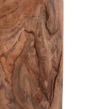 74637 ΒΟΗΘΗΤΙΚΟ ΤΡΑΠΕΖΑΚΙ/ΣΚΑΜΠΟ TRONCO HM9374.21 ΞΥΛΟ TEAK--ΦΥΣΙΚΟ Φ30x45Υεκ.