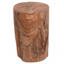 74637 ΒΟΗΘΗΤΙΚΟ ΤΡΑΠΕΖΑΚΙ/ΣΚΑΜΠΟ TRONCO HM9374.21 ΞΥΛΟ TEAK--ΦΥΣΙΚΟ Φ30x45Υεκ.