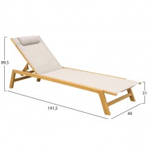 76338 ΞΑΠΛΩΣΤΡΑ ΑΛΟΥΜΙΝΙΟΥ ΜΕ ΜΑΞΙΛΑΡΙ RABIA HM5982.05 HEAT TRANSFER & ΛΕΥΚΟ 191,5x60x31Υ