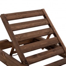 76416 ΞΑΠΛΩΣΤΡΑ ΚΟΡΙΝΟΣ HM10773.04T ΞΥΛΟ ΠΕΥΚΟΥ ΚΑΡΥΔΙ--ΜΑΞΙΛΑΡΙ ΣΕ ΜΟΚΑ 79x204x80Υεκ