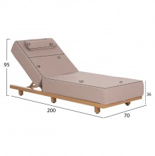 76713 ΕΠΑΓΓΕΛΜ. ΞΑΠΛΩΣΤΡΑ JESSIE HM10714.05 HEAT TRANSFER ΑΛΟΥΜ.--ΜΠΕΖ ΜΑΞΙΛΑΡΙ 200x71x79Υεκ