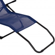 76802 ΞΑΠΛΩΣΤΡΑ ΚΟΥΝΙΣΤΗ SWINGSAND HM6553.05 ΜΠΛΕ TEXTILENE--ΜΑΥΡΟ ΜΕΤΑΛΛΟ 143x60x94Υεκ