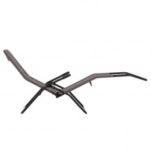 76820 ΞΑΠΛΩΣΤΡΑ ΚΟΥΝΙΣΤΗ SWINGSAND HM6553.01 ΓΚΡΙ TEXTILENE--ΜΑΥΡΟ ΜΕΤΑΛΛΟ 143x60x94Υεκ