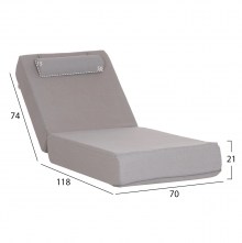 76847 ΜΑΞΙΛΑΡΙ ΞΑΠΛΩΣΤΡΑΣ KIHEI HM21124 OLEFIN ΨΑΡΟΚΚΟΚΑΛΟ ΜΕ FOAM 195x70x21Υεκ