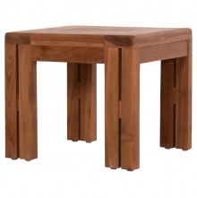 77242 LOUNGE ΣΕΤ KIOTO HM10960 ΤΡΑΠΕΖΑΚΙ & 2 ΠΟΛΥΘΡΟΝΕΣ--ΞΥΛΟ TEAK--ΜΠΕΖ ΜΑΞΙΛΑΡΙΑ