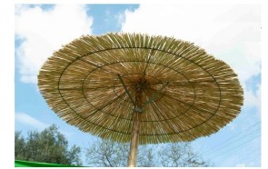 Ομπρέλα CAPRI απο ξύλινες βέργες