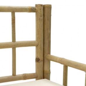 ΠΟΛΥΘΡΟΝΑ ME ΜΑΞΙΛΑΡΙ ΜΠΑΜΠΟΥ NATURAL/ΛΕΥΚΗ 70Χ70Χ80/42