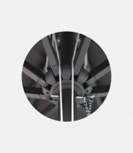 Πάνινη ομπρέλα βαρέως τύπου γκρι