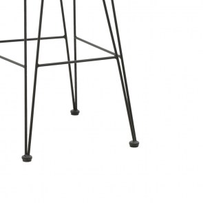 pak-286-000001-5 ΣΚΑΜΠΟ ΜΠΑΡ NAOKI PAKOWORLD ΜΕ ΜΑΞΙΛΑΡΙ PE ΦΥΣΙΚΟ-ΜΕΤΑΛΛΟ ΜΑΥΡΟ ΠΟΔΙ 46X56X110ΕΚ